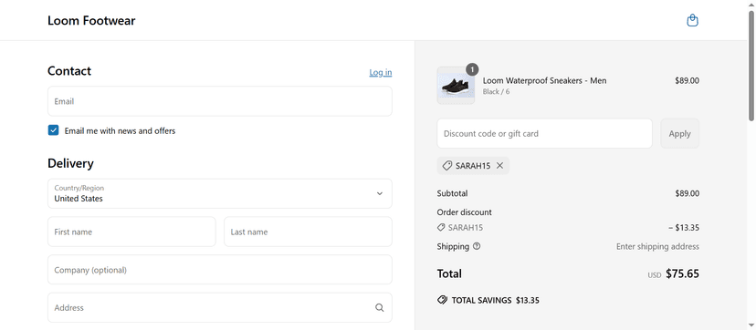 Loom Footwear Coupon Code - Get 10% Off at Checkout